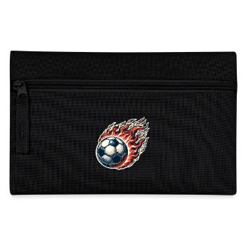 Soccer Flames Ball - Pencil Case - black - Front