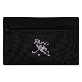 Minimalistisches Zebra Eishockey Silhouette - Federtasche - Schwarz - Vorne