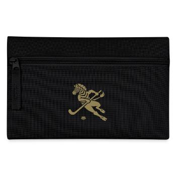 Minimalistisches Zebra Eishockey Silhouette - Federtasche - Schwarz - Vorne