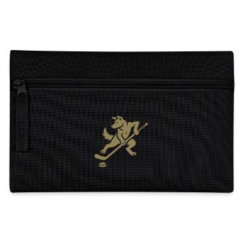 Husky Silhouette Hockey Minimalist Design - Pencil Case - black - Front