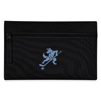 Husky Silhouette Hockey Minimalist Design - Pencil Case - black - Front