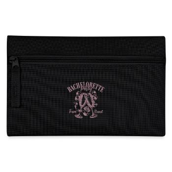 Bachelorette Party - Team Braut - Name eintragen - Federtasche - Schwarz - Vorne