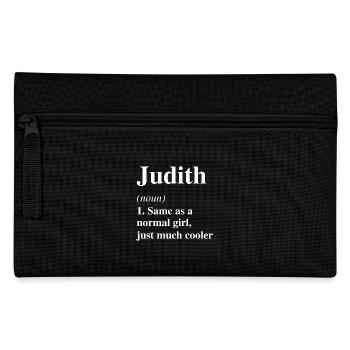 Judith Definition Cool Name Saying Gift - Pencil Case - black - Front