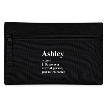 Ashley Definition Cool Name Saying Gift - Pencil Case - black - Front