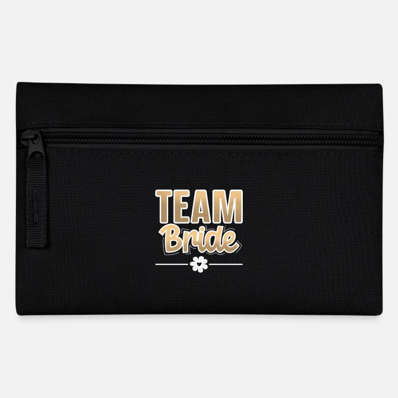 Team Bride - Federtasche - Schwarz