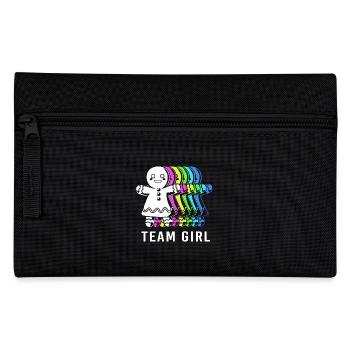 Team Girl Christmas - Pencil Case - black - Front