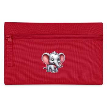 Elephant - Pencil Case - red - Front