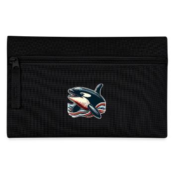 Orca Killer Whale - Pencil Case - black - Front