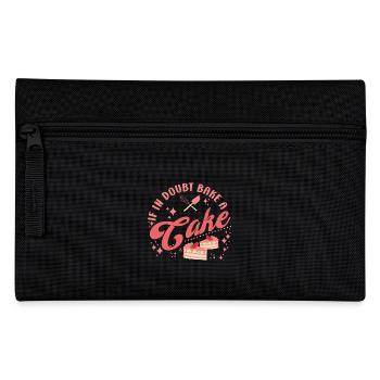 Cake Baker If In Doubt Bake A Cake Cupcake - Pencil Case - black - Front