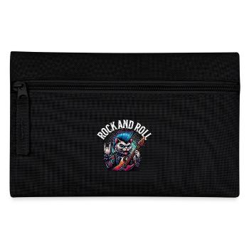 Cat Rock and Roll Guitarist - Pencil Case - black - Front