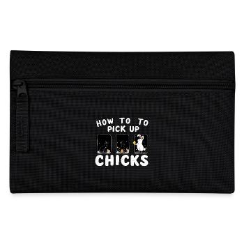 How to pick up Chicks - Pencil Case - black - Front