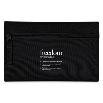 Freedom - 3 Things Work Weekend Pineapple Pizza - Pencil Case - black - Front