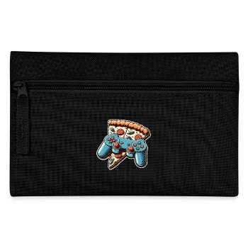 Pizza Gaming Gamer - Pencil Case - black - Front