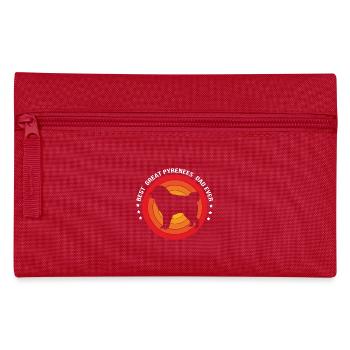 Chien des Pyrénées - Trousse - rouge - Devant