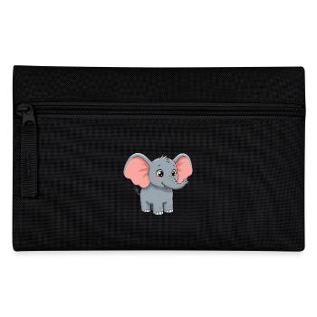 Tier Cartoon Elefant - Federtasche - Schwarz - Vorne