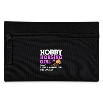 Hobby Horse Hobby Horsing Hobbyhorsing - Federtasche - Schwarz - Vorne