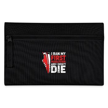 Marathon Runners Half Marathon Marathon - Pencil Case - black - Front