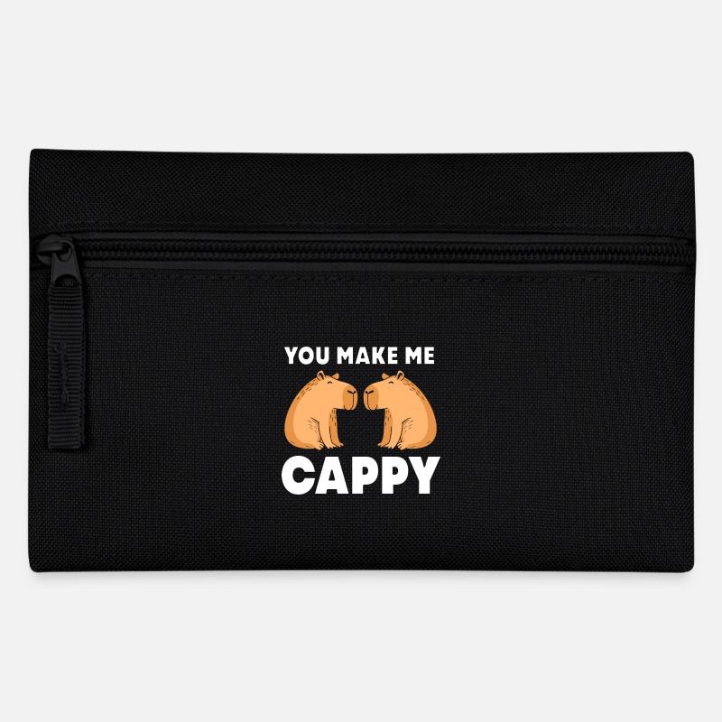 Capibara Capybara - Federtasche - Schwarz