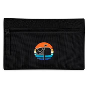 Post Poststempel - Federtasche - Schwarz - Vorne