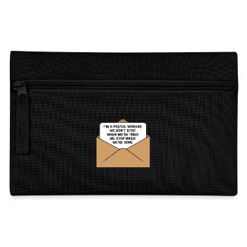 Poststempel Post - Federtasche - Schwarz - Vorne