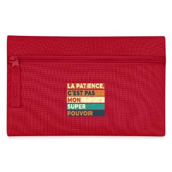 Not my superpower - Pencil Case - red - Front