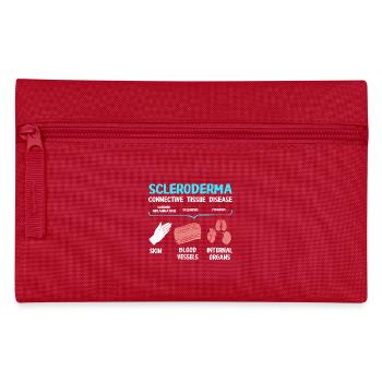 Scleroderma - Pencil Case - red - Front