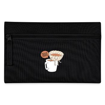 Coffee Caffeine Barista Espresso - Pencil Case - black - Front