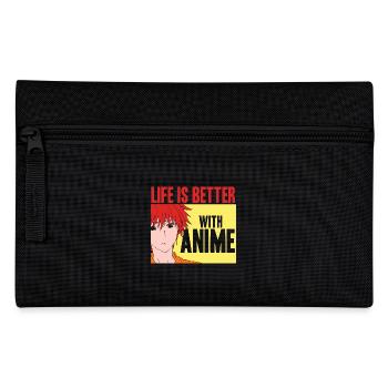 Anime Manga Otaku Kawaii Japan Cosplay Comic - Federtasche - Schwarz - Vorne