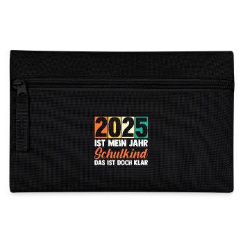 Kita Abschied Erste Klasse Einschulung 2025 - Federtasche - Schwarz - Vorne