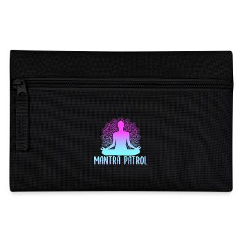 Yoga Mantra Patrol Funny Yoga - Federtasche - Schwarz - Vorne