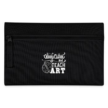 Art Teacher Keep Calm And Teach Art - Pencil Case - black - Front