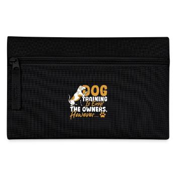 Dog Trainer, School, Pet Care, Dog Training - Pencil Case - black - Front