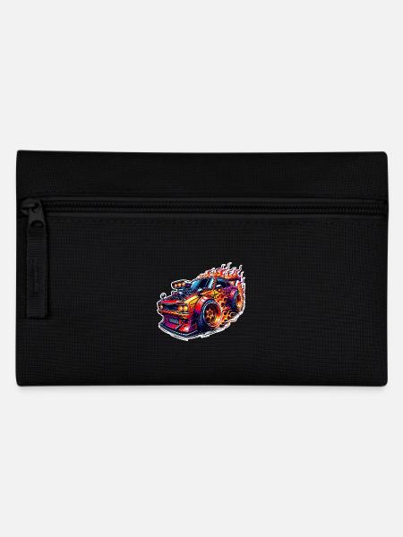 Sportwagen Tuning Auto - Federtasche - Schwarz