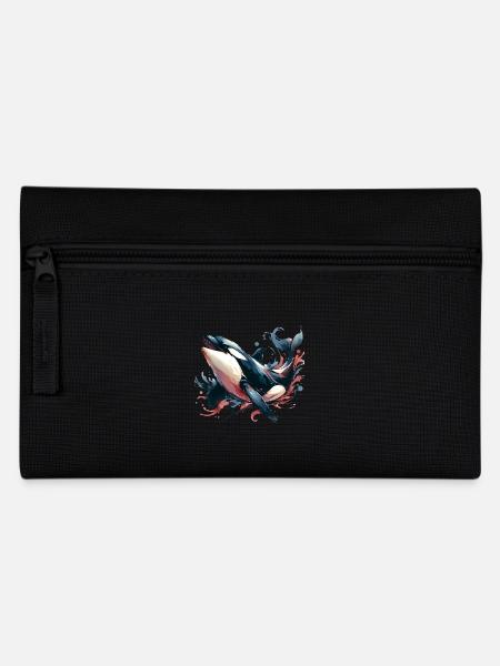 Orca Schwertwal - Federtasche - Schwarz