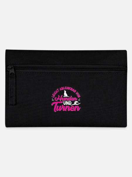 Turnen Mädchen Gymnastik Turnanzug Turnerin - Federtasche - Schwarz