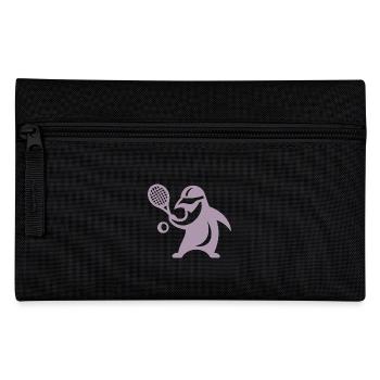 Minimalistischer Pinguin Tennis Silhouette - Federtasche - Schwarz - Vorne