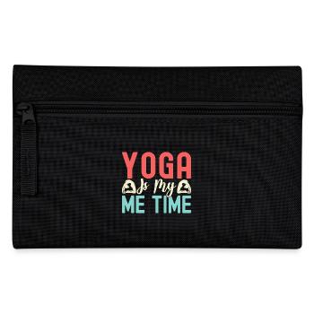 Yoga Is My Me Time Funny Yoga - Pencil Case - black - Front