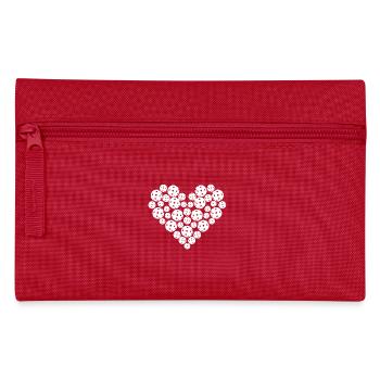 Pickleball Heart - Pencil Case - red - Front