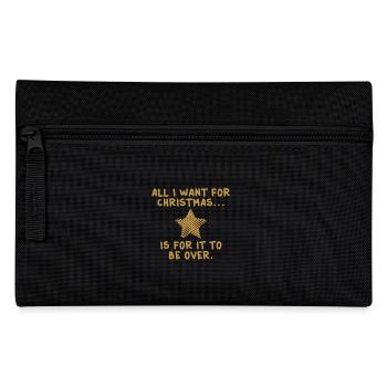 All I Want For Christmas - Pencil Case - black - Front