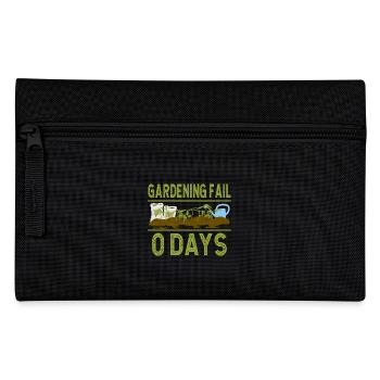 Gardening Fail Plant Lover 0 Days Gardener - Pencil Case - black - Front