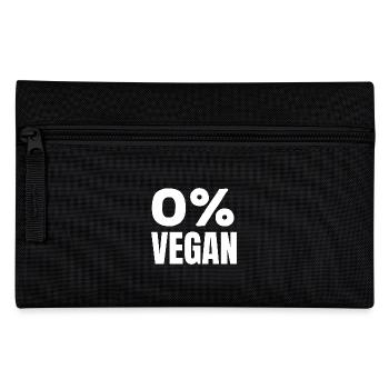 No Vegan Funny Meat BBQ Grilling Food - Pencil Case - black - Front