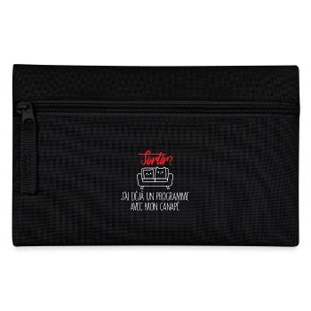 Geh hinaus? Nap Sofa Programm - Federtasche - Schwarz - Vorne