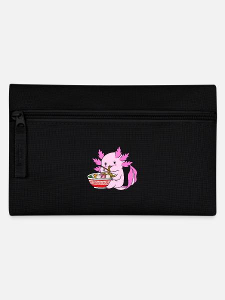 Axolotl Ramen - Federtasche - Schwarz
