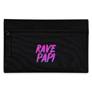 Rave Dad Techno House Electro Festival Hardstyle - Federtasche - Schwarz - Vorne