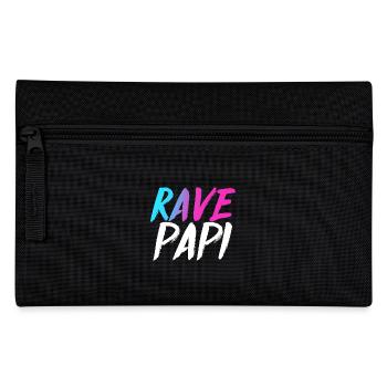 Techno House Electro Festival Hardstyle Rave Dad - Federtasche - Schwarz - Vorne