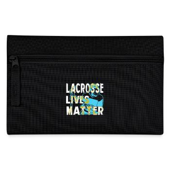 Lacrosse Lives Matter - Pencil Case - black - Front