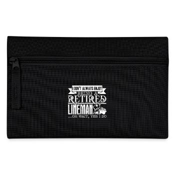 Lineman Being A Retired Lineman - Pencil Case - black - Front