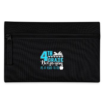 4th Grade Teacher Not As Easy As It Used To Be - Pencil Case - black - Front