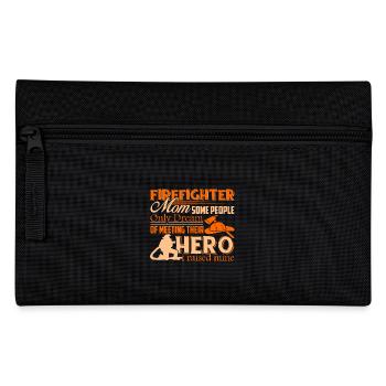 Proud Firefighter Mom - Pencil Case - black - Front