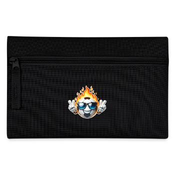 Football Fire Peace - Pencil Case - black - Front